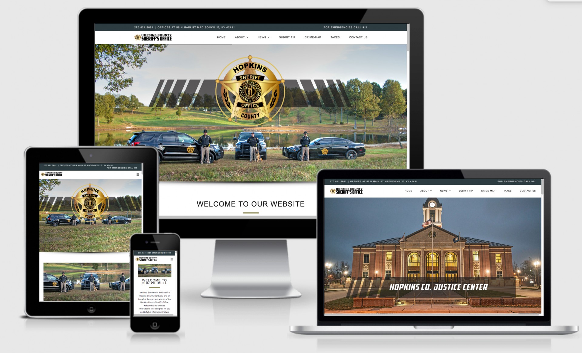 Hopkins County Justice Center Website